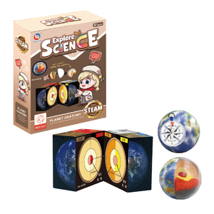 Juguete STEM en Oferta, Cubo Mágico Infinito Plegable <span class=keywords><strong>Planet</strong></span> Learning para Niños, Rompecabezas Educativo - Product Image 2