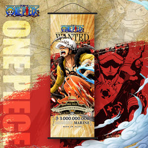 70*25cm 7 Style Dessin Animé Suspendu Photos <span class=keywords><strong>HD</strong></span> Impression Mur Décor Luffy Zoro Nami Chopper Anime Mur Défilement - Product Image 4