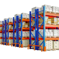 Diviseurs sélectifs de support de palette en métal résistant avec la finition de revêtement de poudre pour construire des supports de stockage d'entrepôt