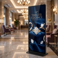 Kiosco de Señalización Digital de Pantalla Completa AIYOS con Asistente de Voz IA, Pantalla Táctil 4K, Pantalla Publicitaria Comercial OEM