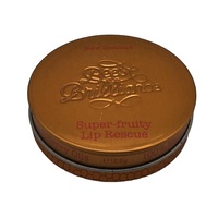 Boîte en étain ronde à deux pièces de haute qualité, gaufrée, avec logo personnalisé, pot à baume à lèvres en métal, petit contenant de luxe pour cosmétiques