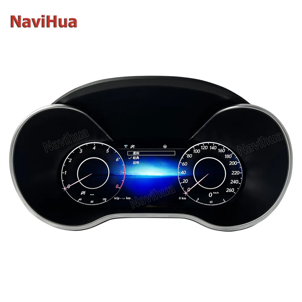 Navihua Painel Do Carro Digital LCD Cluster Para Mercedes Benz Classe C W205 2015-2019 Virtuelle Cockpit Painel Plug and Play