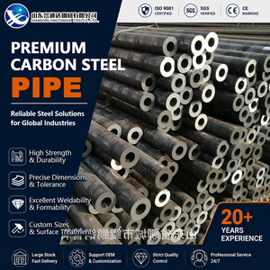 Tubo de Acero al Carbono de Precisión de 168.3mm 4mm Sch20 SS400 ASTM A106 A53 Gr.B Recocido para Cimentaciones de Pilotes - Product Image 1