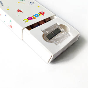 <span class=keywords><strong>Crayons</strong></span> en bois non toxiques 3 en 1 DRATEC, 4 couleurs, 7 pouces, <span class=keywords><strong>crayons</strong></span> de dessin en bois solubles, en boîte en papier, pour fournitures scolaires - Product Image 5