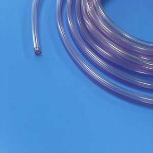 Kateter medis PVC ungu muda berkualitas tinggi dapat disesuaikan pipa sedot plastik PVC sekali pakai - Product Image 4