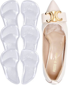 Solette Adesive a Tre Quarti del Tallone Goodfeet per Fascite Plantare, Supporto Arco Plantare, Sollievo dal Dolore ai Piedi - Product Image 1