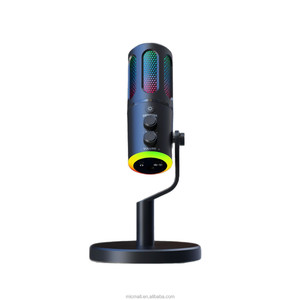 RGB Chơi Game USB <span class=keywords><strong>Microphone</strong></span> Máy Tính Để Bàn Condenser <span class=keywords><strong>Microphone</strong></span> Thích Hợp Cho Máy Tính Tương Thích PC Và Điện Thoại Di Động - Product Image 1