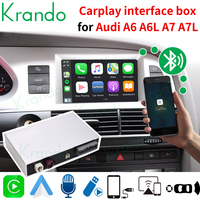 Caja de Interfaz CarPlay Actualizada Krando para Audi A6 A7 2010-2017, Módulo de Interfaz Inalámbrica Apple CarPlay y Android Auto Multimedia