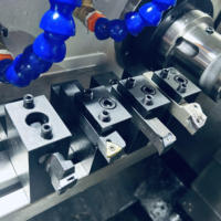 Máquina CNC de implantes dentales de alta precisión, torno de doble husillo de alta precisión, precisión de posicionamiento de repetición multifuncional