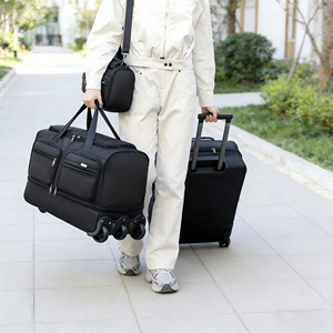 Bolsa de Viaje Oxford Ligera de Gran Capacidad con Ruedas, Maleta Grande con Ruedas, Equipaje Resistente, Portátil para Viajes Familiares - Product Image 3