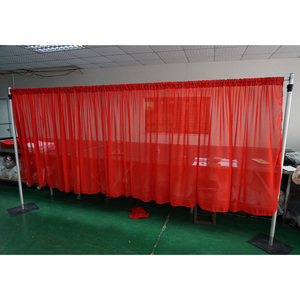 Soporte portátil modular de tubos y cortinas para telón de fondo de stand de exhibición de instalación rápida - Product Image 2