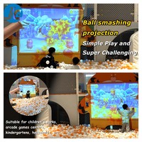 Proyección interactiva todo en uno de alta precisión Software de proyección interactiva holográfica 3D Proyector de tecnología interactiva