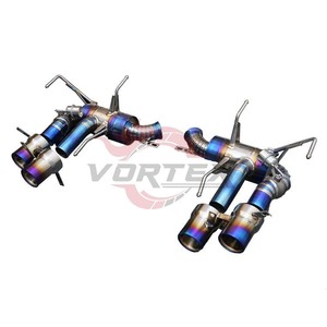 Sistema de Escape Axial con Válvulas de Titanio Grado 5 Vortex para Ferrari F12 Berlinetta 6.3L V12 2012-2017 con Sonido Activo - Product Image 1