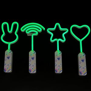 Trumpet Fairy Multicolor Glow Wand Adjustable LED Heart-Shaped Wand Star Wand Neon <b>Light</b> Girls' Party Toy Children's Glow Stick - Product Image 4