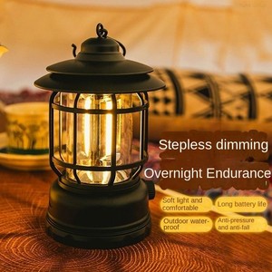 Lámpara de Camping LED Recargable, Portátil, Impermeable, Retro, Cálida, Multifuncional, Plegable, con Certificación CE - Product Image 3