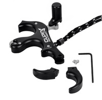 Offre Spéciale Stable Tir À L'arc Accessoires réglable de poche 3 doigt pouce libération pour la chasse tir à l'arc arc