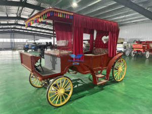 Cina carretti cavalli elettrici carrozza cavalli reali carrozza auto turistica - Product Image 3