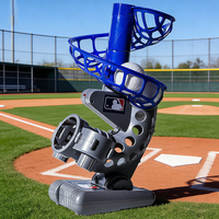 Machine de lancer de baseball automatique, angle et vitesse réglables, double alimentation (batterie/USB) pour l'entraînement au lancer et à la frappe