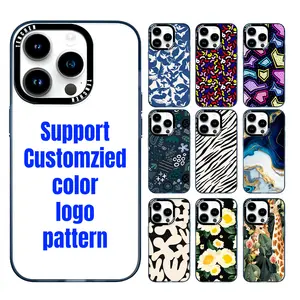 Tenchen Chất Lượng Cao Chống Sốc TPU PC Rõ Ràng Matte Điện Thoại Bìa Tùy Chỉnh In Ấn IMD Điện Thoại Trường Hợp Đối Với iPhone 13 14 15 Pro Max - Product Image 1