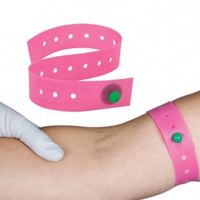Tourniquet médical à bouton à dégagement rapide sans latex TPE