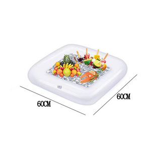 Porte-boisson gonflable en <span class=keywords><strong>PVC</strong></span> et plateau de bar de <span class=keywords><strong>piscine</strong></span> pour les fêtes de l'eau pour les radeaux de bain à vin glacé Matelas à eau - Product Image 5