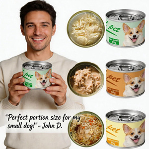 Proveedor OEM ODM, Fábrica, Múltiples Sabores, Bocadillos para Perros de Alta Nutrición, Alimento Húmedo para Mascotas, Paté para Perros - Product Image 4