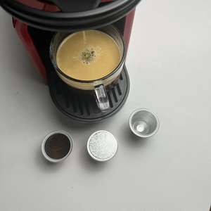 2025 <span class=keywords><strong>Capsules</strong></span> de café expresso <span class=keywords><strong>vides</strong></span> en aluminium de vente chaude de 15ml <span class=keywords><strong>pour</strong></span> l'autocollant de capsule de café - Product Image 2
