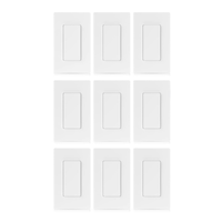 Plaque de Cadre d'Interrupteur Intelligent 220V Standard US en Aluminium, Accessoires de Décoration pour Interrupteur, Certifiée ROHS/ISO9001, Durable et Étanche