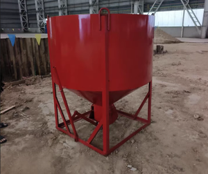 Cubo Elevador para Grúa Torre, Compatible con Hormigonera, Tolva Cuadrada para Hormigón, para Construcción - Product Image 3