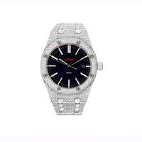 Blues OEM plus récent hommes classique de luxe calendrier personnalisé tendance Design Quartz Baguette diamant montres