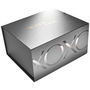 Custom Black High-End <b>Magnetic</b> UV Printed Clamshell Cosmetic Gift <b>Box</b> for Perfume Face Cream Toner Skin Care for Featuring - Product Image 2