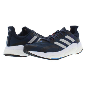 Chaussures Adidas Solar Boost 4 pour hommes Couleur : Bleu marine/Argent 100% authentiques - Product Image 3