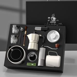 Juego de Regalo de Cafetera Moka XG, Cafetera Moderna de Metal Resistente, Regalo para Bodas, Cumpleaños, Inauguración de Casa - Product Image 1