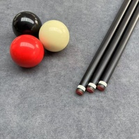 Queues de billard révolutionnaires en fibre de verre d'érable, zéro vibration, légères, avec poignée ergonomique, pour snooker et billard 9 boules, logo personnalisé, 10 mm, en acier inoxydable