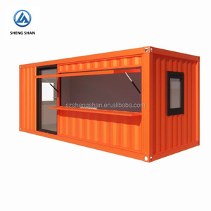 Container Prefabbricato Certificato CE da 20 Piedi per Ristorante Mobile, Negozio per Tè e Caffè all'Aperto, Punto Vendita Pop-up - Product Image 3