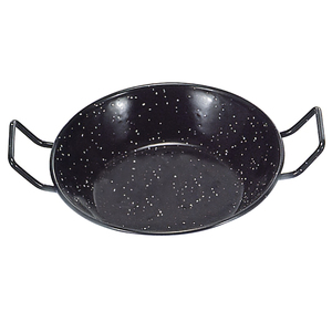 Padella doppia profonda con manici, smaltata, 22 cm. - Product Image 1