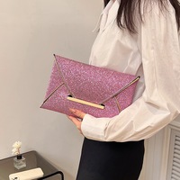 Tas tangan dompet genggam logam untuk wanita, tas malam mewah dengan penutup, pola batu geometris mata jahat untuk pesta pernikahan