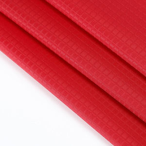 Tela Brocada a <span class=keywords><strong>Cuadros</strong></span> 100% Poliéster Pongee, 150GSM, Repelente al Agua, Resistente a la Abrasión, para Abrigos de Niños y Niñas - Product Image 3