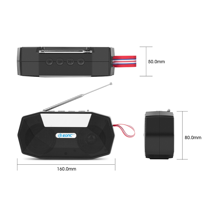 Portable Original  Support USB TF CARD FM RADIO Speaker Wireless Bass Sound Box Speaker waterproof for outdoor