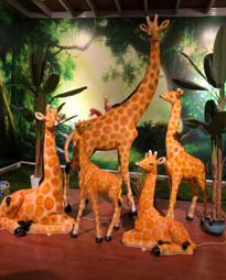 Guirlandes lumineuses de Noël commerciales en forme de girafe, affichage animalier LED - Product Image 2