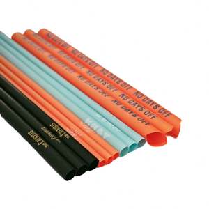 หลอด PLA สีดำพิมพ์โลโก้ตามสั่งขายส่ง หลอดย่อยสลายได้ 100% ทำจากแป้งข้าวโพดธรรมชาติ หลอดสำหรับเครื่องดื่มโบบา - Product Image 4