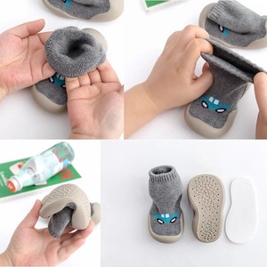 冬用暖かい幼児用ウォーキングシューズ滑り止めソフトソールベビー室内履物1-3歳 - Product Image 4