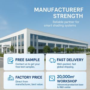 Persianas enrollables Eléctricas Inteligentes, <span class=keywords><strong>apagón</strong></span> integrado, protección UV, rebote automático, Motor silencioso, Control remoto para oficina en casa - Product Image 5