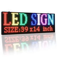 Affichage LED défilant P10 10 mm intérieur/extérieur, RVB couleur pleine, programmable 4G/WiFi, luminosité 4500 cd, étanche IP65, 4K/8K
