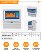 Panneau de commande de pompe simple OEM pour contrôleur de pompe de surpression automatique basse pression en promotion