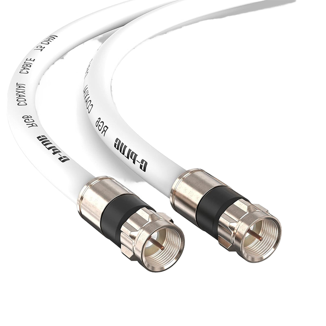 75OHM RG6 Coaxial Cable for TV & CCTV 300m/100m Per Roll Copper Conductor CCS CE Certified Al Foil Shielded PVC LSZH Jacket