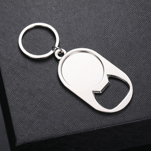 Porte-clés décapsuleur en alliage de zinc métallique de haute qualité, personnalisable par sublimation, avec <span class=keywords><strong>logo</strong></span> sur mesure, fait main, DIY, supports vierges pour porte-clés - Product Image 3