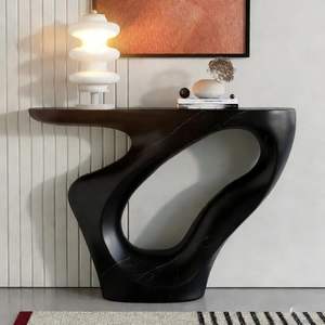 Table <span class=keywords><strong>console</strong></span> moderne minimaliste de luxe léger - Décoration <span class=keywords><strong>murale</strong></span> pour entrée, salon, couloir - Product Image 6