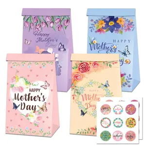 Feliz Día DE LA Madre, 12 Uds., bolsas De regalo, caja De regalo ecológica, decoración De fiesta De día De la madre feliz, Globos De Fiesta personalizados