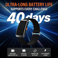 Bracelet intelligent sans écran B11, bracelet en nylon, moniteur de fréquence cardiaque, moniteur de sommeil, tracker de fitness pour Android, unisexe